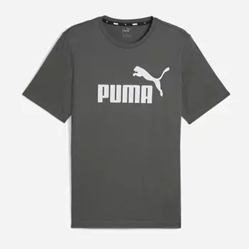 Мужская футболка ess с логотипом Puma, серый