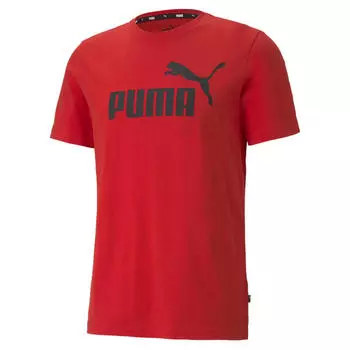 Мужская футболка Essentials с логотипом PUMA, цвет schwarz