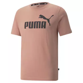 Мужская футболка Essentials с логотипом PUMA, цвет rosa