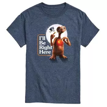 Мужская футболка ET Be Right Here Licensed Character