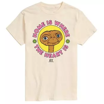 Мужская футболка ET Home Where Heart Is Licensed Character