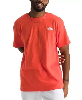 Мужская футболка Evolution Box Fit с короткими рукавами The North Face, оранжевый