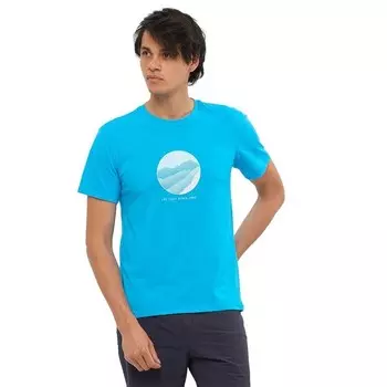 Мужская футболка Explore blend Salomon, голубой