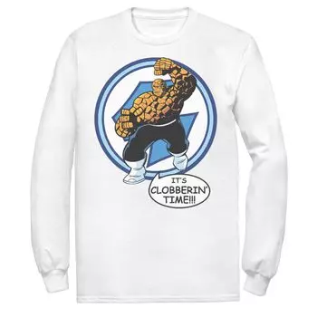 Мужская футболка Fantastic Four The Thing Clobberin' Time Circle Marvel