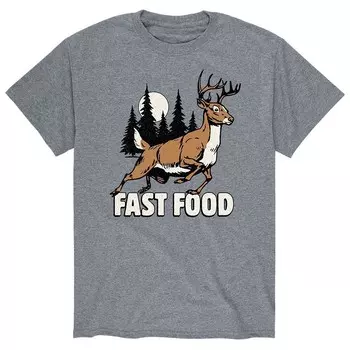 Мужская футболка фаст-фуда Licensed Character, серый