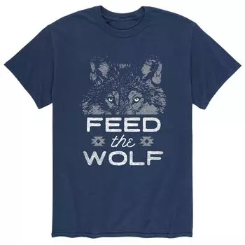 Мужская футболка Feed The Wolf Licensed Character