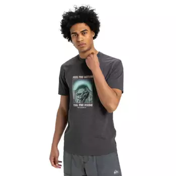 Мужская футболка Feel The Outside Quiksilver, чёрный