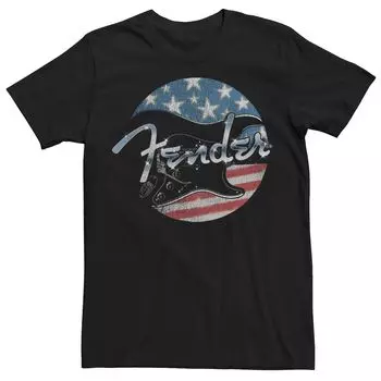 Мужская футболка Fender со светящимся логотипом США Licensed Character