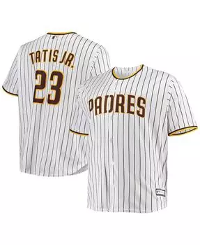 Мужская футболка fernando tatis jr. white san diego padres big and tall replica player Profile, белый