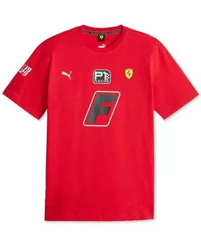 Мужская футболка Ferrari Race Garage Crew Puma, красный