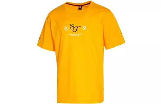 Мужская футболка Ferrari желтая Puma, желтый