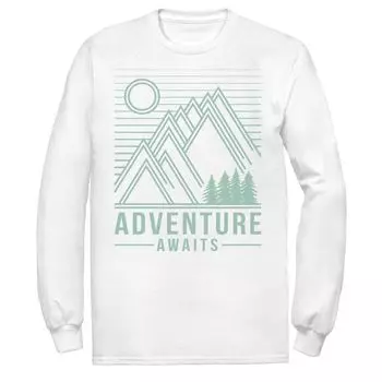 Мужская футболка Fifth Sun Adventure Awaits Line Art Licensed Character