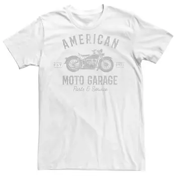 Мужская футболка Fifth Sun American Moto Garage Licensed Character, белый