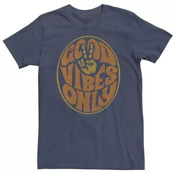 Мужская футболка Fifth Sun Good Vibes Licensed Character, цвет Navy Heather