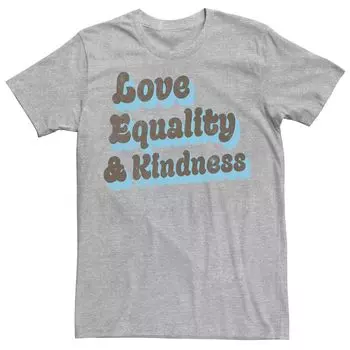 Мужская футболка Fifth Sun Love Equality & Kindness Stack Licensed Character
