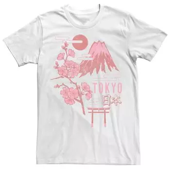 Мужская футболка Fifth Sun Tokyo Japan с кандзи Licensed Character