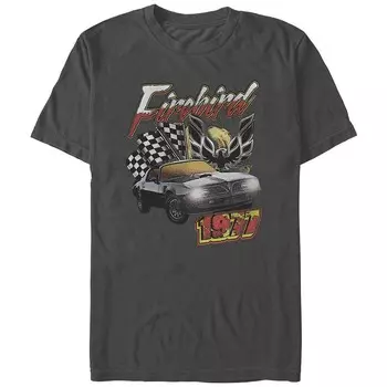 Мужская футболка Firebird 1977 с графическим рисунком Licensed Character, цвет Charcoal
