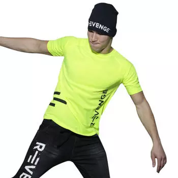 Мужская футболка Fitness Running Cardio желтая R-EVENGE, желтый