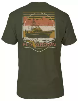 Мужская футболка FloGrown Trophies с короткими рукавами, цвет Olive