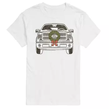 Мужская футболка Ford F150 с рисунком венка Licensed Character, белый