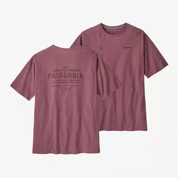 Мужская футболка Forge Mark Responsibili Patagonia, цвет Evening Mauve