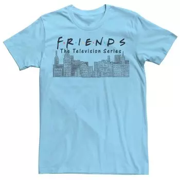 Мужская футболка Friends Classic с логотипом City Skyline Licensed Character