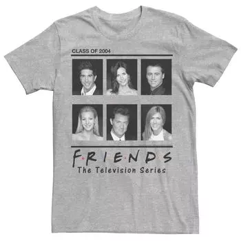Мужская футболка Friends Group Shot Class 2004 со вставками Licensed Character