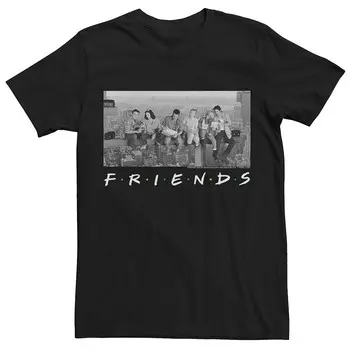 Мужская футболка Friends Skyline Group Licensed Character, черный