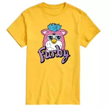 Мужская футболка Furby с логотипом Hasbro, желтый