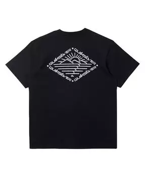 Мужская футболка Future Islands с коротким рукавом Quiksilver, черный