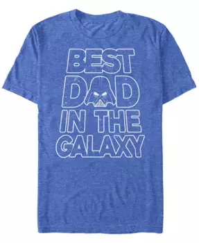 Мужская футболка Galaxy Dad с коротким рукавом и круглым вырезом Fifth Sun, синий