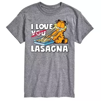 Мужская футболка Garfield I Love Lasagna Licensed Character