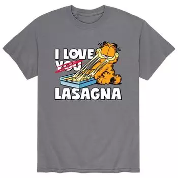 Мужская футболка Garfield I Love Lasagna Licensed Character
