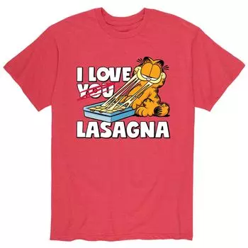 Мужская футболка Garfield I Love Lasagna Licensed Character