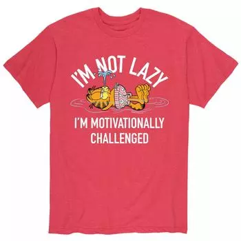 Мужская футболка Garfield Im Not Lazy Licensed Character