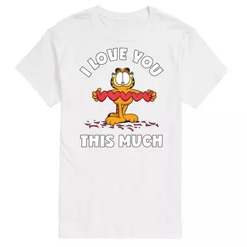 Мужская футболка Garfield Love You So Much Licensed Character
