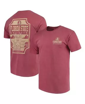 Мужская футболка garnet florida state seminoles comfort colours campus icon Image One