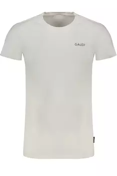 Мужская футболка Gaud хлопковая базовая, белый