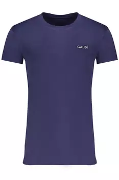 Мужская футболка Gaud хлопковая с круглым вырезом, синий