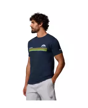 Мужская футболка Gauge с принтом Columbia, синий