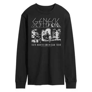 Мужская футболка Genesis 1974 Tour с длинными рукавами Licensed Character