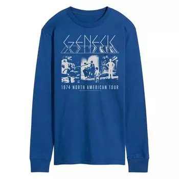 Мужская футболка Genesis 1974 Tour с длинными рукавами Licensed Character