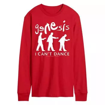 Мужская футболка Genesis I Can't Dance с длинными рукавами Licensed Character