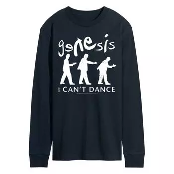 Мужская футболка Genesis I Can't Dance с длинными рукавами Licensed Character
