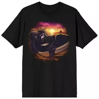 Мужская футболка Ghostface Spring Break Licensed Character, черный