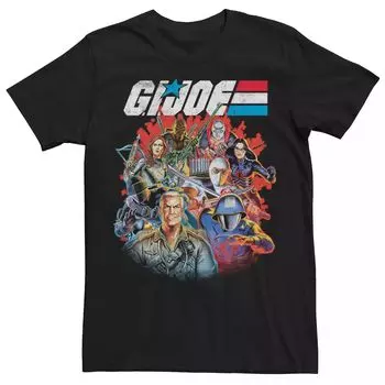 Мужская футболка GI Joe Group Shot Fade Licensed Character