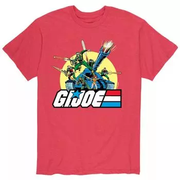 Мужская футболка GI Joe Tank And Troops Licensed Character