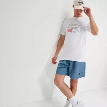 Мужская футболка Giambettio Футболка Ellesse, белый