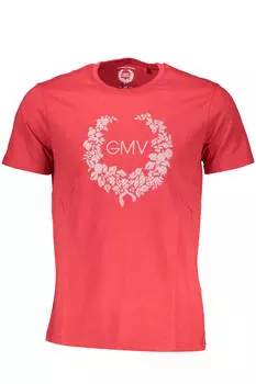 Мужская футболка Gian Marco Venturi хлопковая, красный