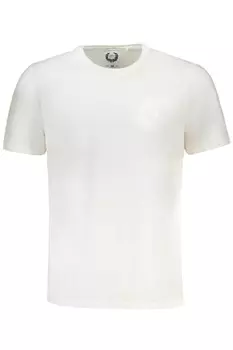 Мужская футболка Gian Marco Venturi хлопковая однотонная, белый